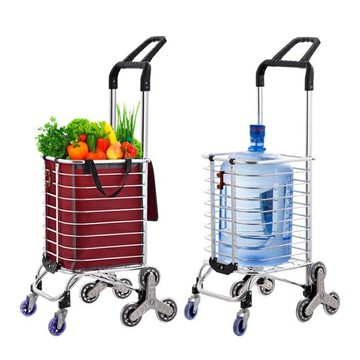 ☆精選好物小拉車購物車買菜車小拉車爬樓梯可折疊便攜手拉車行李拖車拉桿車手推車 雙11全館免運