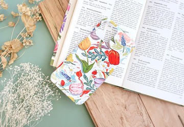 迎春花語，側邊印刷 iPhone 手機殼