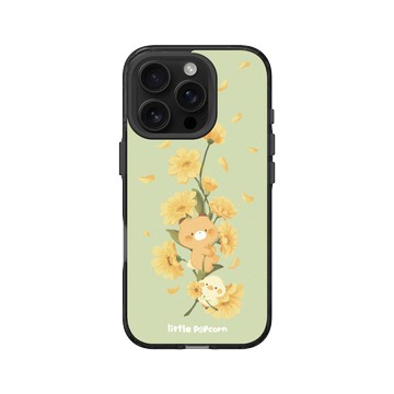 iPhone 16 Pro Clear 酷墨灰 - 小玉米花 Littlepopcorn - 金盞花