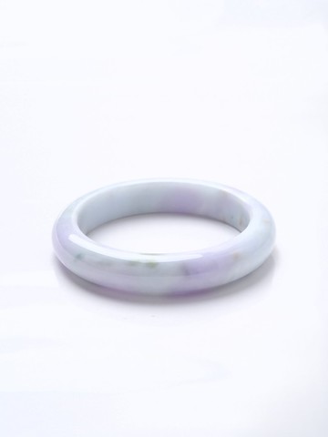 夢春 | 糯種 / 春彩 / 平安鐲 / 手圍17.5 | 天然A貨翡翠玉鐲