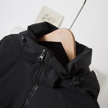 過冬無壓力！85白鴨絨！男裝戶外防風防水連帽羽絨服外套沖鋒衣冬