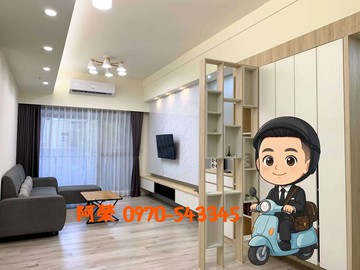 １５期新市政｜輕屋齡北歐風明亮３房露台戶＋Ｂ１平車｜台中市大里區大里路