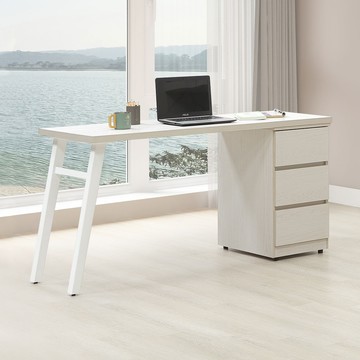 【Homelike】喜家居120cm三抽造型書桌(2503)