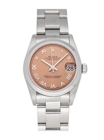 Rolex - 2002 pre-owned Datejust 31mm - women - stainless steel - One Size - Pink