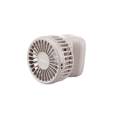 KINYO 迷你拉繩充電風扇/奶茶 UF-2188MT