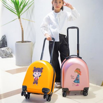 兒童卡通行李箱小型號男女登機箱小孩18寸旅行皮箱學生密碼拉桿箱
