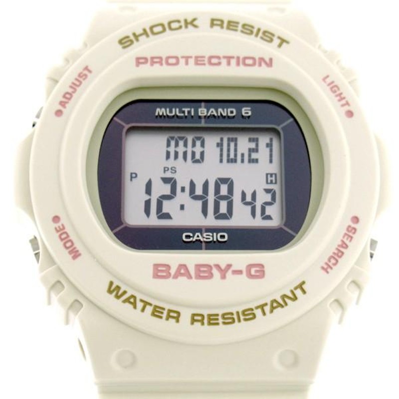 レディース 腕時計 7年保証 カシオ BABY-G ソーラー 電波 BGD-5700-7JF