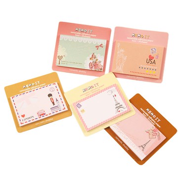 8164 卡通便條紙 N次貼便條筆記 隨身留言便利貼