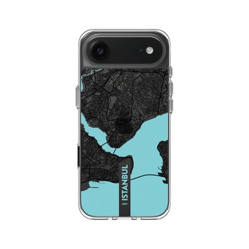 iPhone Air Clear Case（相機按鈕） 透明 - JOCR - Istanbul (Black Logo)