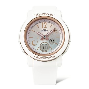 CASIO卡西歐Baby-G BGA-290DS-7A 群星光輝寬型錶面時尚腕錶 光輝白 41.5mm
