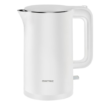 MATRIC 松木家電 不鏽鋼雙層防燙快煮壺 1.5公升大容量 304食用級不鏽鋼 1000W大功率 雙層外殼保溫防燙設計  MG-KT1507