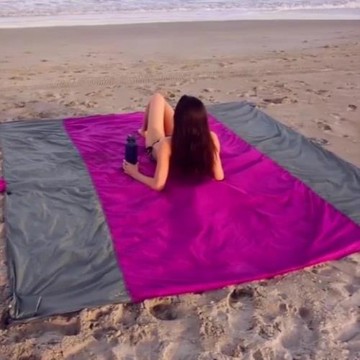 沙灘墊防水野餐墊折疊口袋野餐墊防潮防水墊Beach Mat