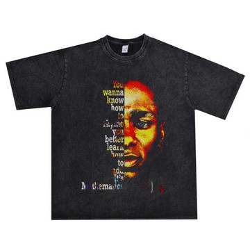 歐美另類東岸地下說唱歌手MOS DEF嘻哈hip-hop街頭饒舌T恤短袖