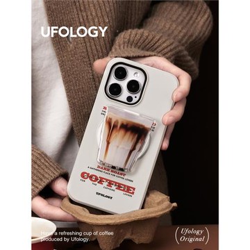 Ufology原創磁吸二合一菲林適用iPhone15promax手機殼14pro蘋果13咖啡12高級17新款全包防摔支架卡包16promax