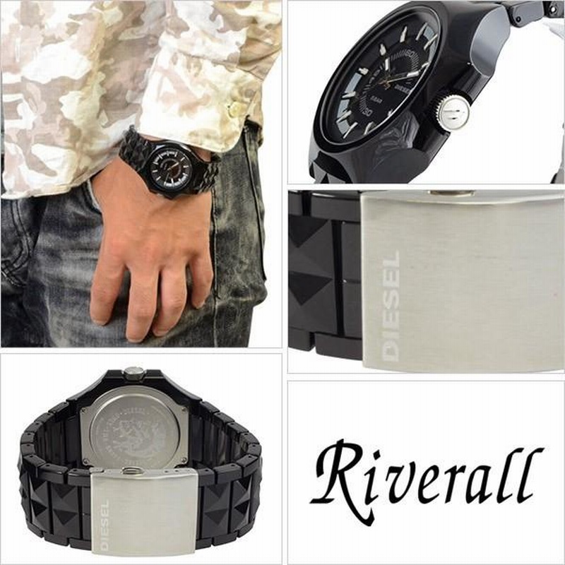 ディーゼル 腕時計 DIESEL 時計 STUD 46mm メンズ ディーゼル