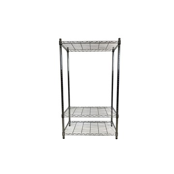 我塑我形 75 x 45 x 135 cm MIT耐重萬用鐵力士鍍鉻三層架 收納架 置物架 鐵力士架 鞋架