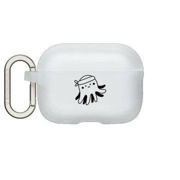 AirPods Pro 2 AirPods Case 透明 - Niniwanted - 章魚-黑