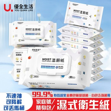 【禾統】新品上市 台灣現貨 濕式衛生紙買大送小 殺菌濕紙巾 濕紙巾 擦手巾 可沖馬桶 濕廁巾 可沖式濕紙巾 如廁濕紙巾