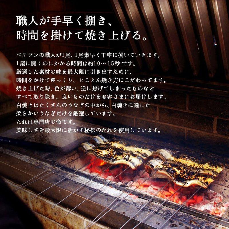 うなぎの夏目商店 豊橋うなぎ 蒲焼き 白焼き 紅白味わいセット 大155-167g×各1尾 大盛2人前 たれ・山椒付 化粧箱