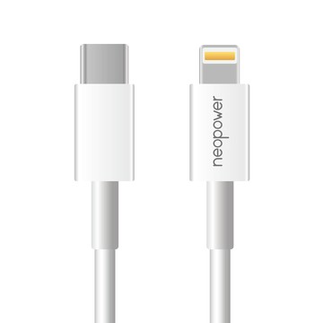NEOPOWER 2入 USB-C to Lightning 20W PD快充傳輸充電線 2M CL200 適用蘋果Lightning介面設備