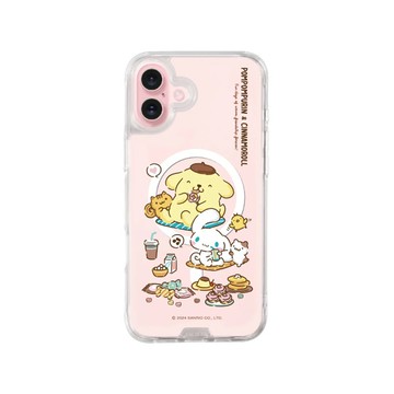 三麗鷗聯名【hoda】午茶派對 MagSafe 手機保護殼(晶石透明) iPhone 16/iPhone 16 Pro