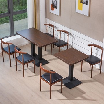 商用飯店小喫快餐店奶茶店麵館麻辣燙店食堂桌椅餐椅早餐店經濟型