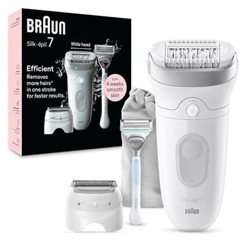 Braun【日本代購】百靈  Silk-épil 7 脫毛器,乾濕兩用 持久光滑肌膚 SE7-141