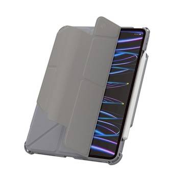JTLEGEND Mighty Shield相機快取面蓋防摔皮套 含Apple pencil筆槽 + 磁扣  iPad Air 11'' 2025/2024 Air 10.9'' 2022/2020 Pro 11'' 2022/2021  灰色  1個