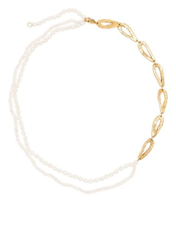 LOVENESS LEE - Aesara pearl necklace - women - Gold Plated Sterling Silver/Freshwater Pearl - One Size