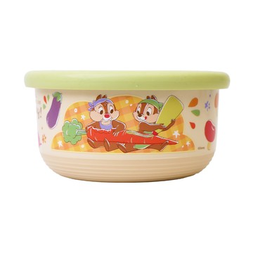 【HOUSUXI】迪士尼奇奇蒂蒂系列 不鏽鋼雙層隔熱碗 730ml