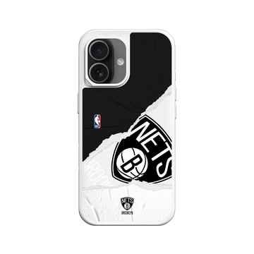iPhone 17 SolidX 白 - NBA - 熱血系列-布魯克林籃網 Brooklyn Nets - Sweat and Tears
