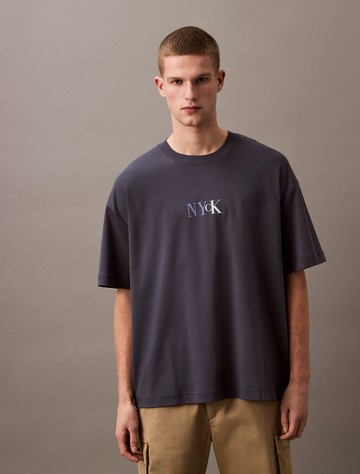 Calvin Klein Nyck 印花圖案 t 恤