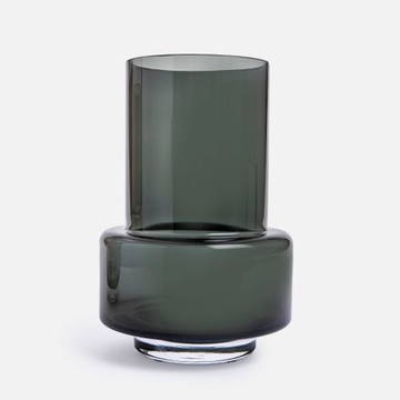 丹麥Ro Collection玻璃單色花瓶25cm 灰