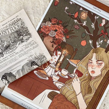 Luluise【December 12月盛宴】A3雙面雜誌海報 道林紙(不含畫夾)