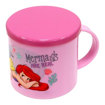 Dung Jin 大水杯 附蓋 400ml  公主 粉色  1個