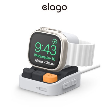 [elago] W9 Watch 充電架(適用 1~10/SE/Ultra1,2/Galaxy 5, 5 Pro, 6)