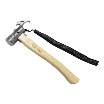 TKS 暴力鷹鎚二代 SUS630高硬度不鏽鋼頭部 山核桃木木柄 附防滑手帶  1支  TK-EG02