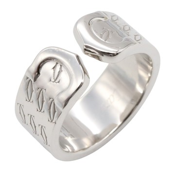 Cartier 卡地亞 18K 白金 2000 聖誕限量版 C2 戒指 50 【二手名牌BRAND OFF】