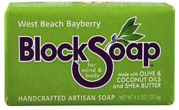 Block Soap Bar West Beach Bayberry 4.5 oz