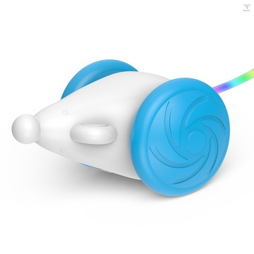 Toyutw)互動貓玩具,智能電動鼠標互動貓挑逗玩具多彩,適用於大多數貓和小貓室內運動玩具貓的互動移動鼠標玩具