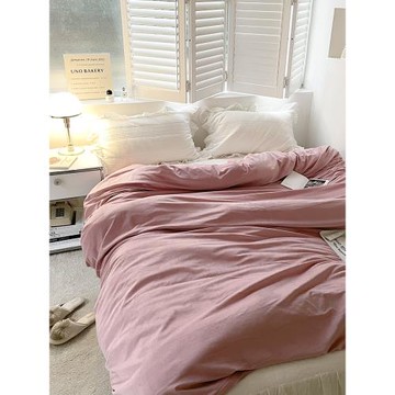 簡約ins風天鵝絨單件被套加絨單人宿舍被子套牛奶絨150*200*230cm