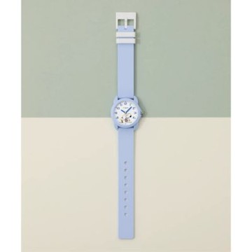 TIMEX 天美時 史努比聯名 30毫米 春日時光  輕量樹脂腕錶(寶寶藍 TXTW2Y51100)
