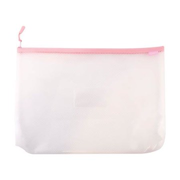 COX環保立體網狀拉鍊袋/965H/B4/附名片袋/混色