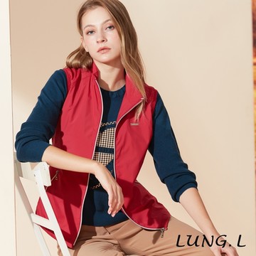 LUNG.L林佳樺 紅色修身女裝背心LQ20D