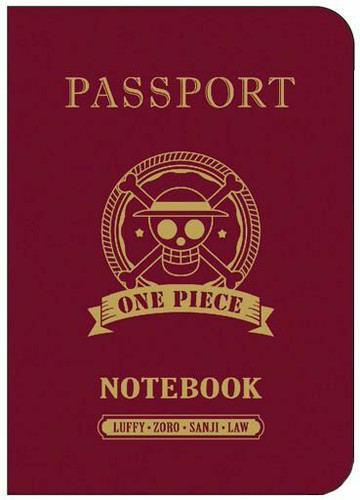 A.Rufi&Zoo&香吉士&Lo B7護照風格筆記本航海王One Piece
