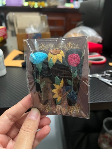 手工髮夾，尺寸 7 厘米。