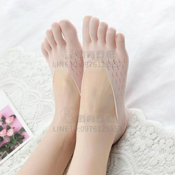3雙 五指襪子女夏薄款淺口船襪分腳趾絲襪防滑吸汗隱形襪短襪【倪醬小鋪】