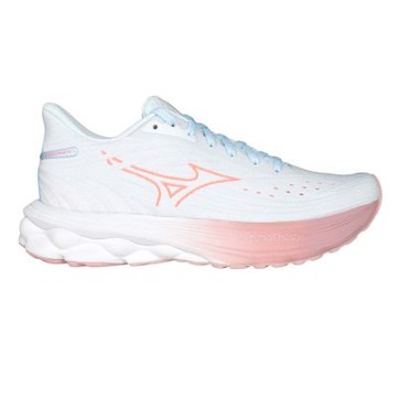 MIZUNO WAVE SKYRISE 6 女慢跑鞋-訓練 運動 J1GD250974 白橘淺藍