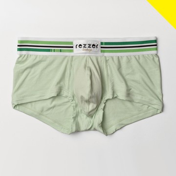 ▶低腰◀四角褲-萬花筒-綠 薄荷綠【超細纖維】