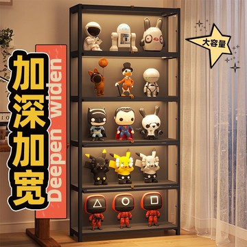免運 開立發票 超低價 工廠直銷 手辦展示櫃落地多層盲盒擺件陳列櫃模型玩偶置物架透明收納架 出貨快PYY10731